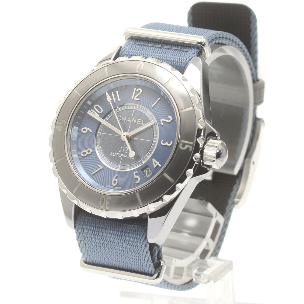 CHANEL J12 G.10 H4338 Date blue Dial Automatic Men's Watch_875556