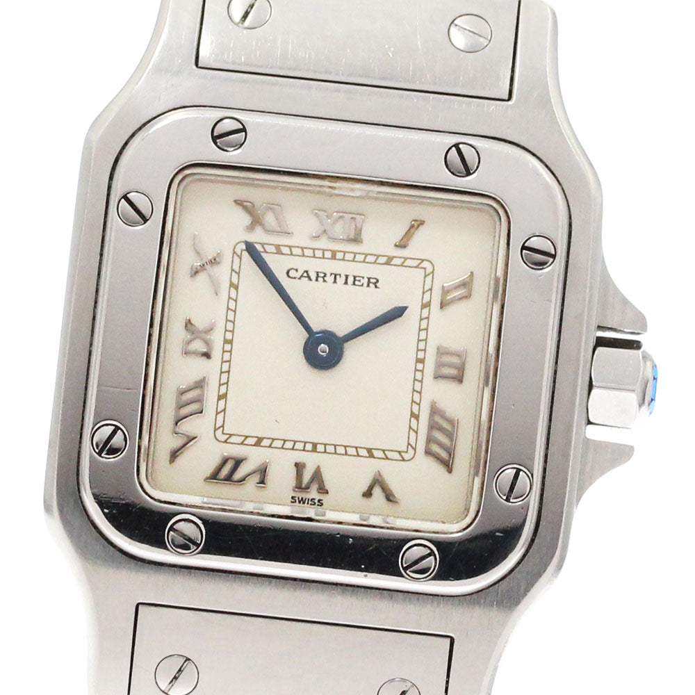 CARTIER Santos Galbee SM W20024D6 beige Dial Quartz Ladies Watch_875563