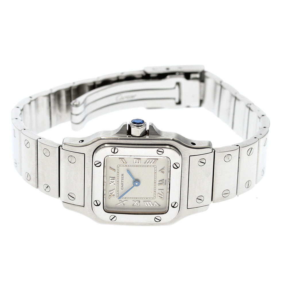 CARTIER Santos Galbee SM W20024D6 beige Dial Quartz Ladies Watch_875563