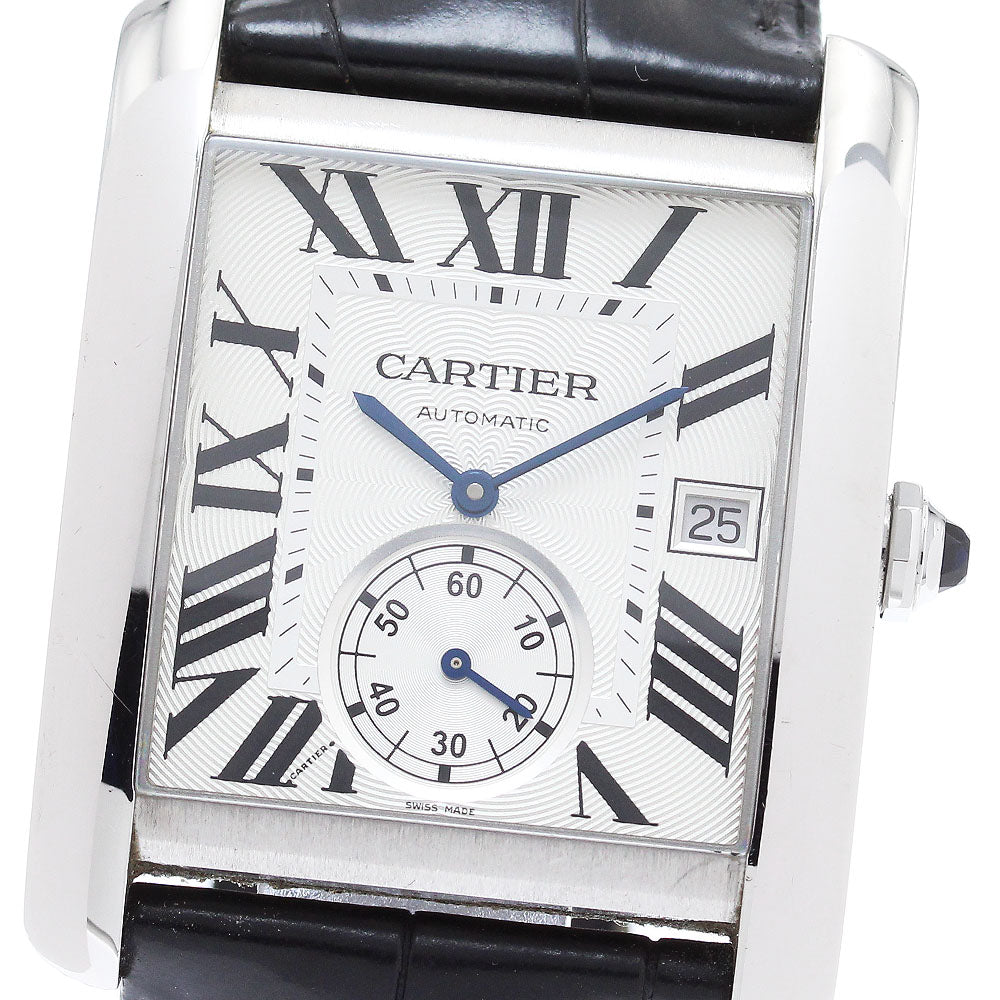 CARTIER Tank MC LM W5330003 Small seconds Silver Dial Automatic Men's Watch_875572
