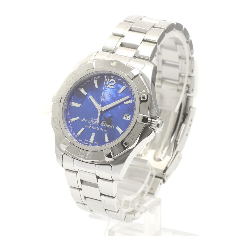 TAG HEUER Aquaracer Fiji Limited to 800 pieces WAF211F Date Blue shell Dial Automatic Men's Watch_875573