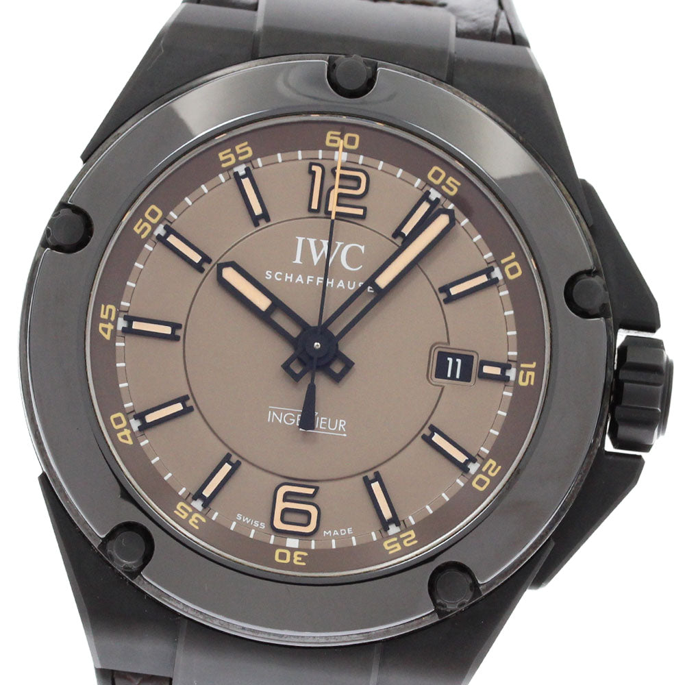 IWC SCHAFFHAUSEN Ingenieur AMG Black Series IW322504 Date Brown Dial Automatic Men's Watch_875614