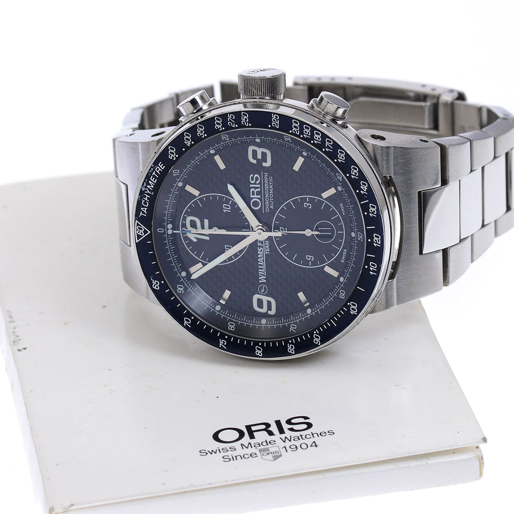 ORIS Williams F-1 7563 Chronograph black Dial Automatic Men's Watch_875616