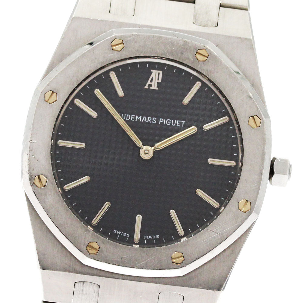 AUDEMARS PIGUET Royal oak black Dial Quartz Men's Watch_875632