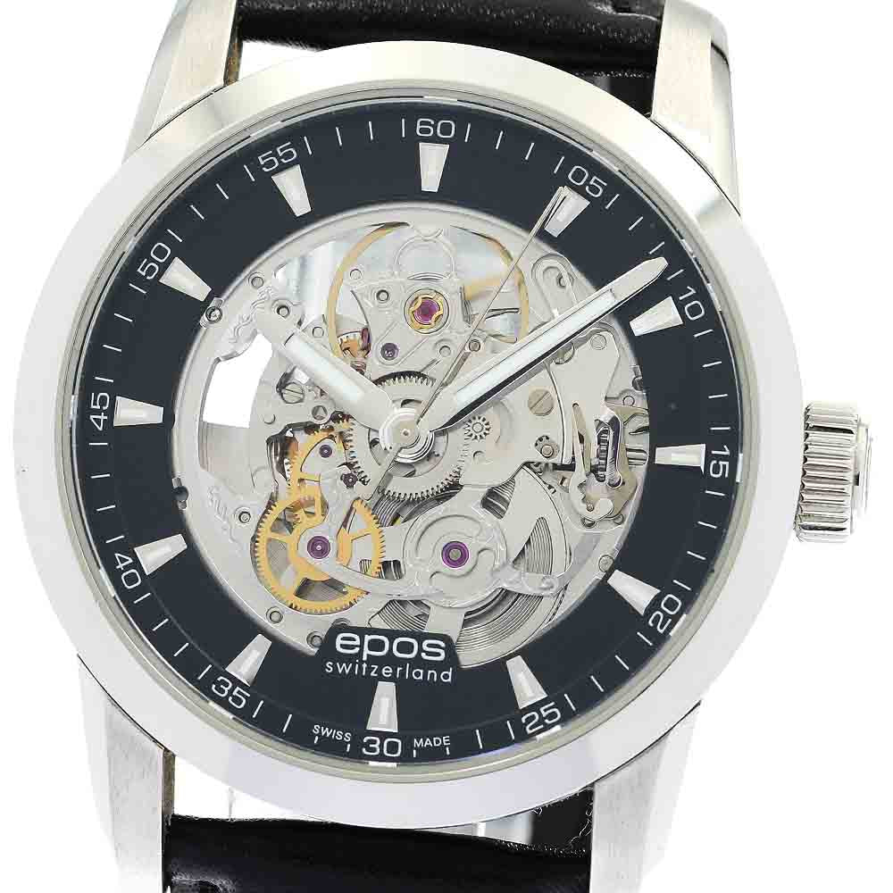 EPOS Emotion 3423SKBK skeleton Dial Automatic Men's Watch_875653