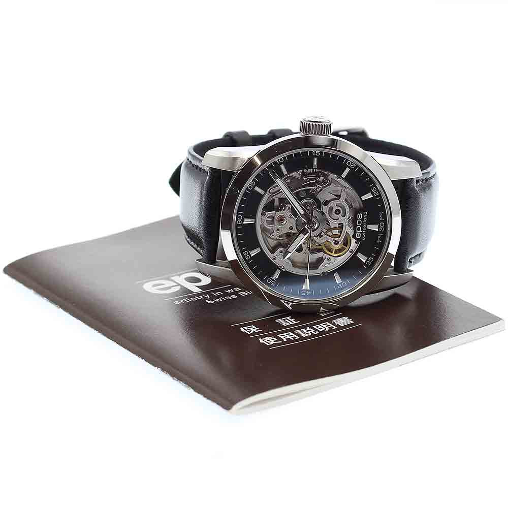 EPOS Emotion 3423SKBK skeleton Dial Automatic Men's Watch_875653
