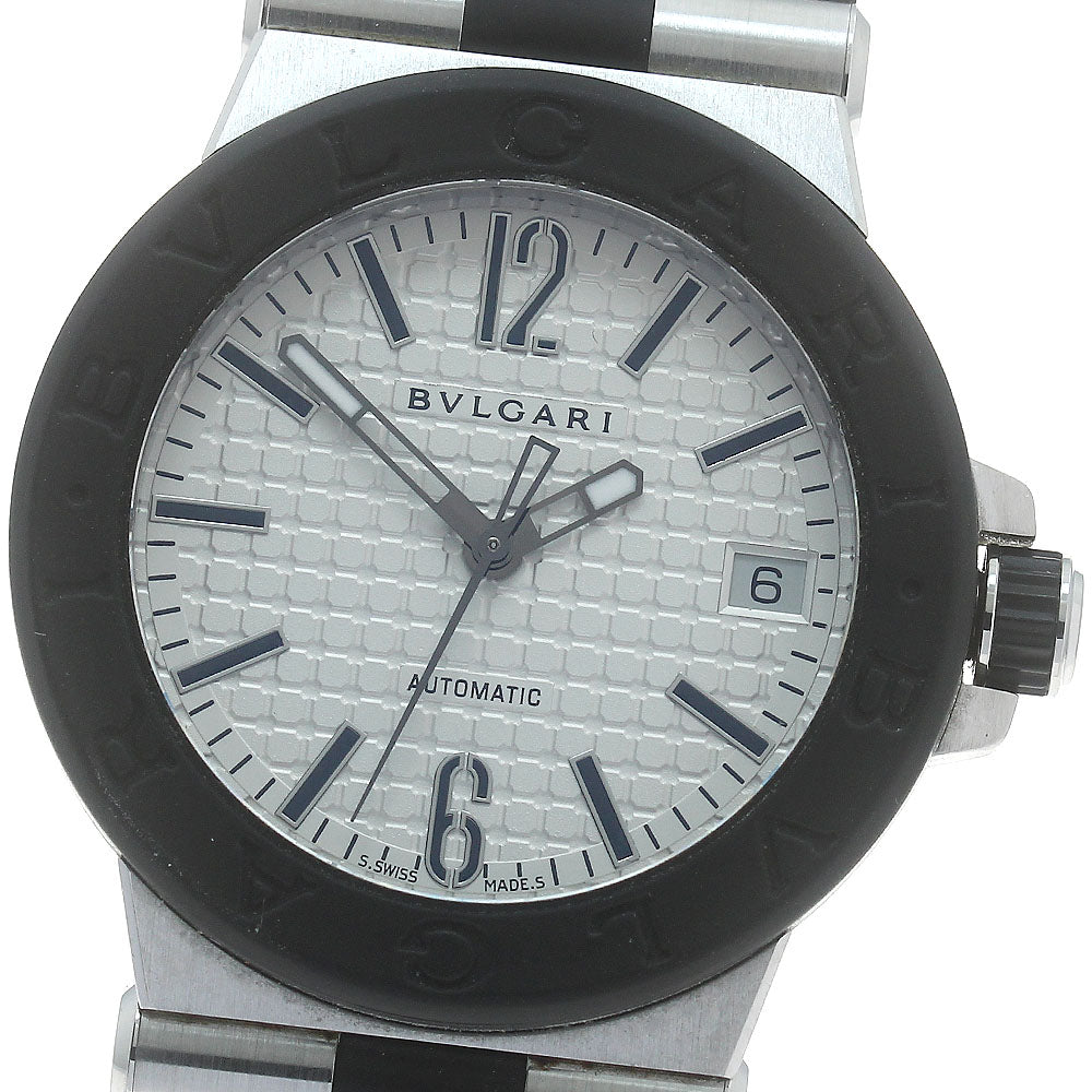 BVLGARI Diagono DG35SV Date Silver Dial Automatic Men's Watch_875654