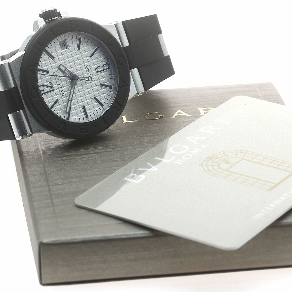 BVLGARI Diagono DG35SV Date Silver Dial Automatic Men's Watch_875654