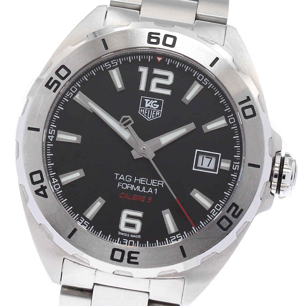 TAG HEUER Formula 1 caliber 5 WAZ2113 Date Black Dial Automatic Men's _875660