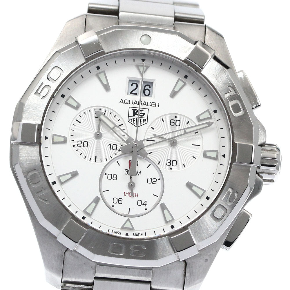 TAG HEUER Aqua racer CAY1111-0 Chronograph Date Quartz Men's Watch_875678