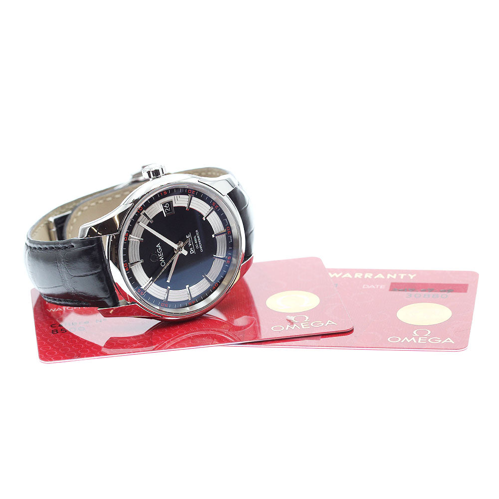 OMEGA De Ville 431.33.41.21.01.001 Coaxial chronometer Black / Silver Dial Automatic Men's Watch_875686