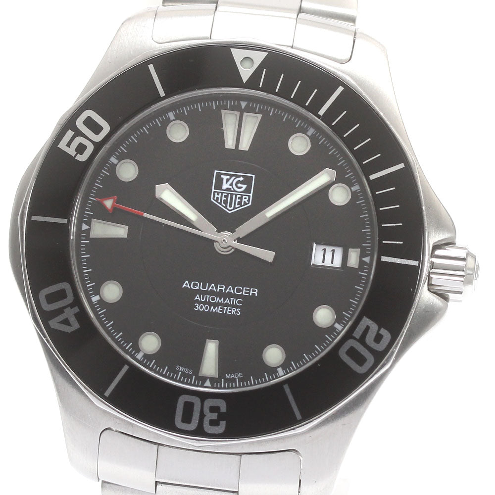 TAG HEUER Aqua racer WAB2010 Date Black Dial Automatic Men's Watch_875690
