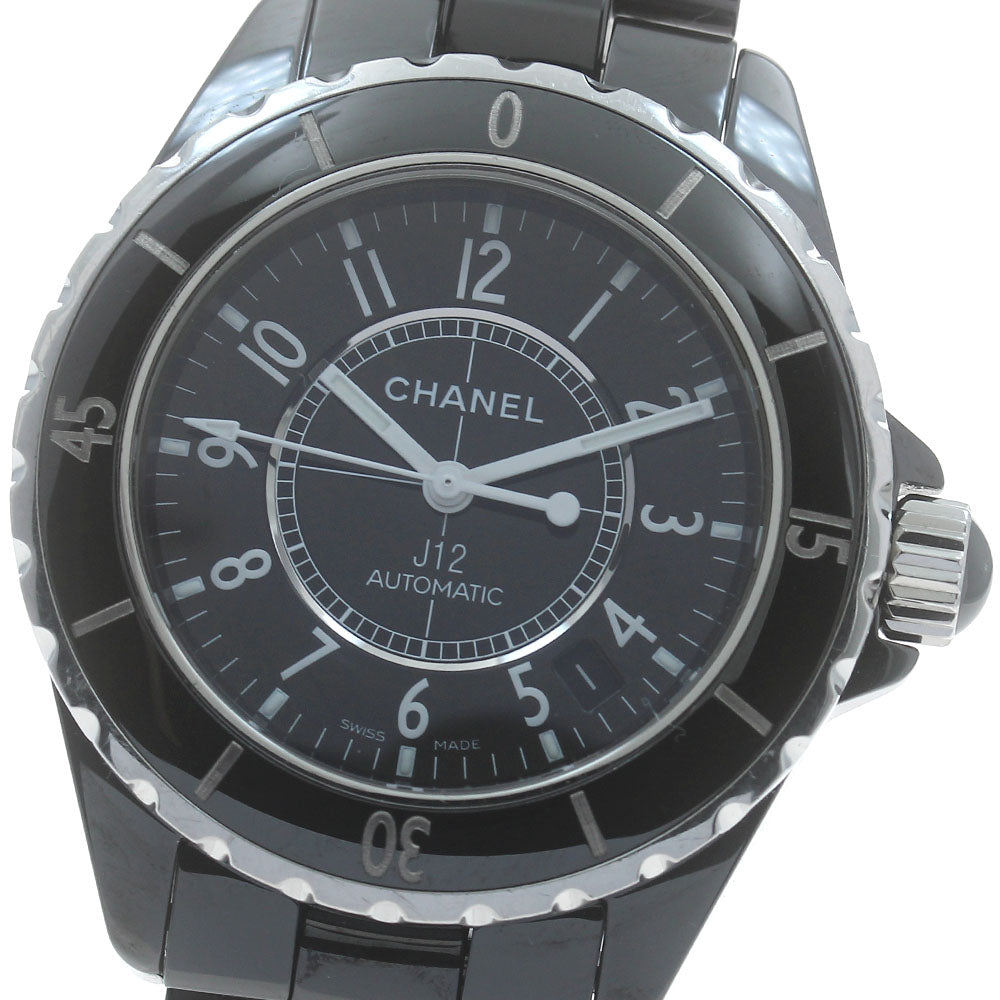 CHANEL J12 H0685 Date Black Ceramic 38MM black Dial Automatic Men's Watch_875695