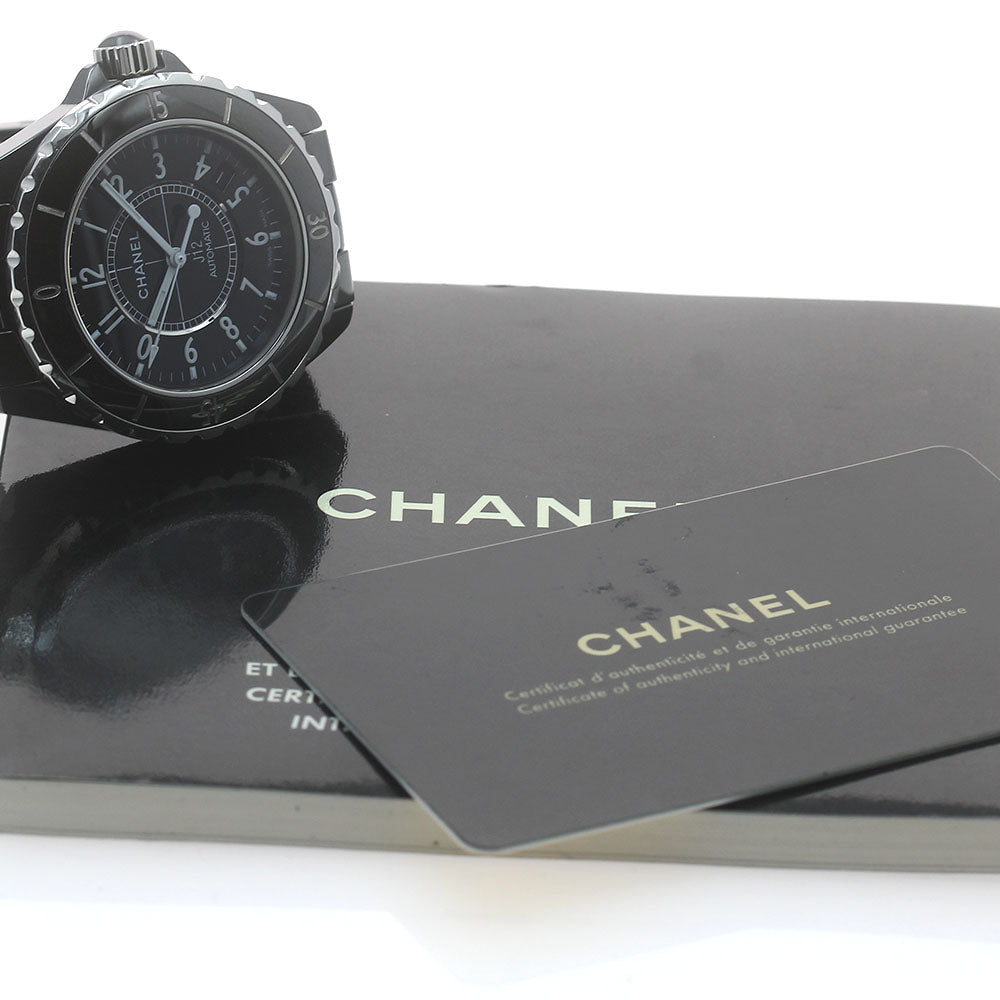 CHANEL J12 H0685 Date Black Ceramic 38MM black Dial Automatic Men's Watch_875695