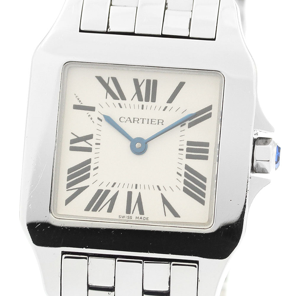 CARTIER Santos de Moiselle LM W25065Z5 beige Dial Quartz Men's Watch_875696