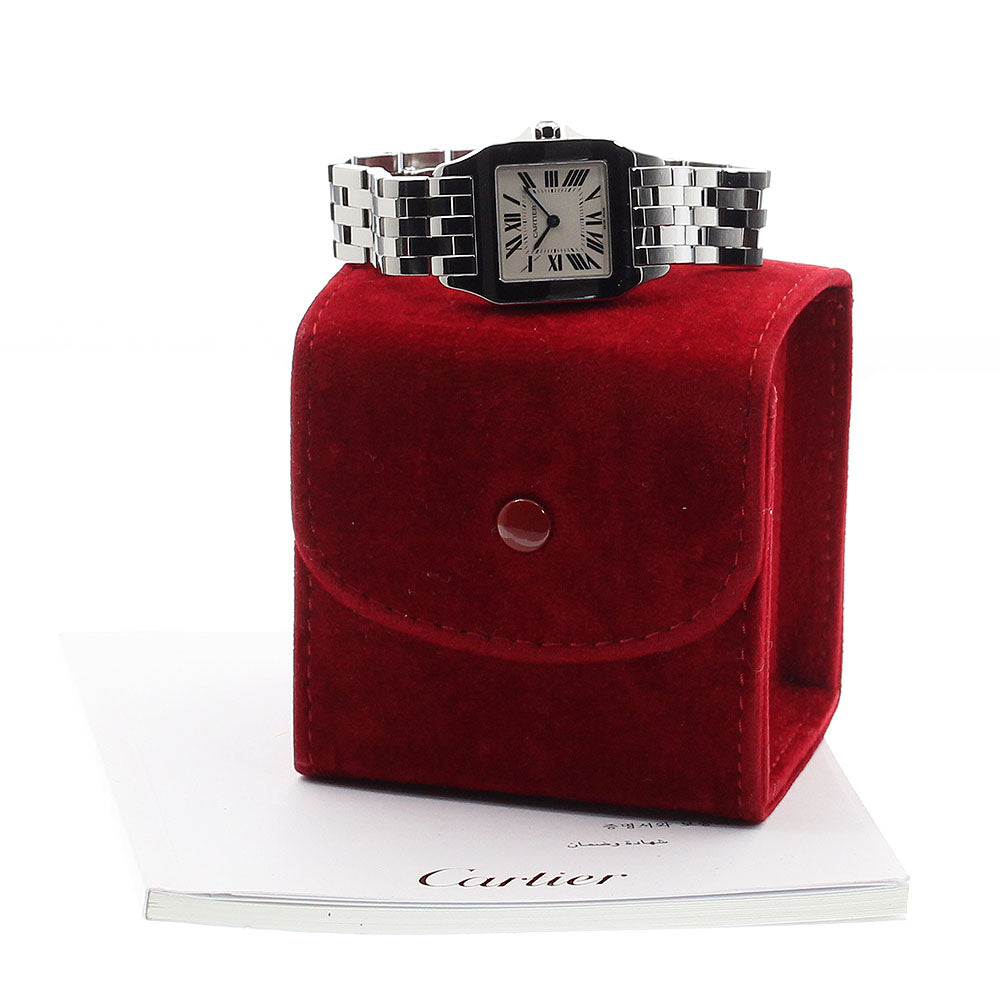 CARTIER Santos de Moiselle LM W25065Z5 beige Dial Quartz Men's Watch_875696