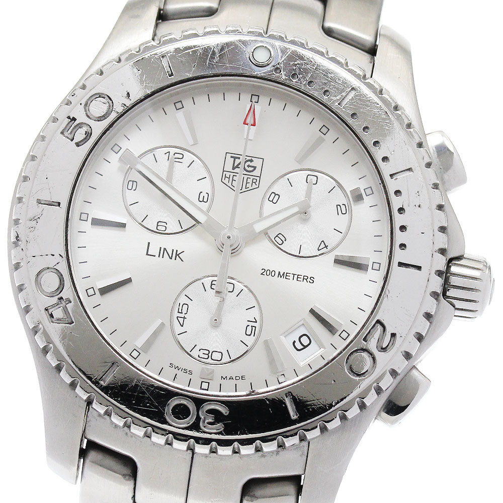 TAG HEUER Link CJ1111 Chronograph Silver Dial Quartz Men's Watch_875704
