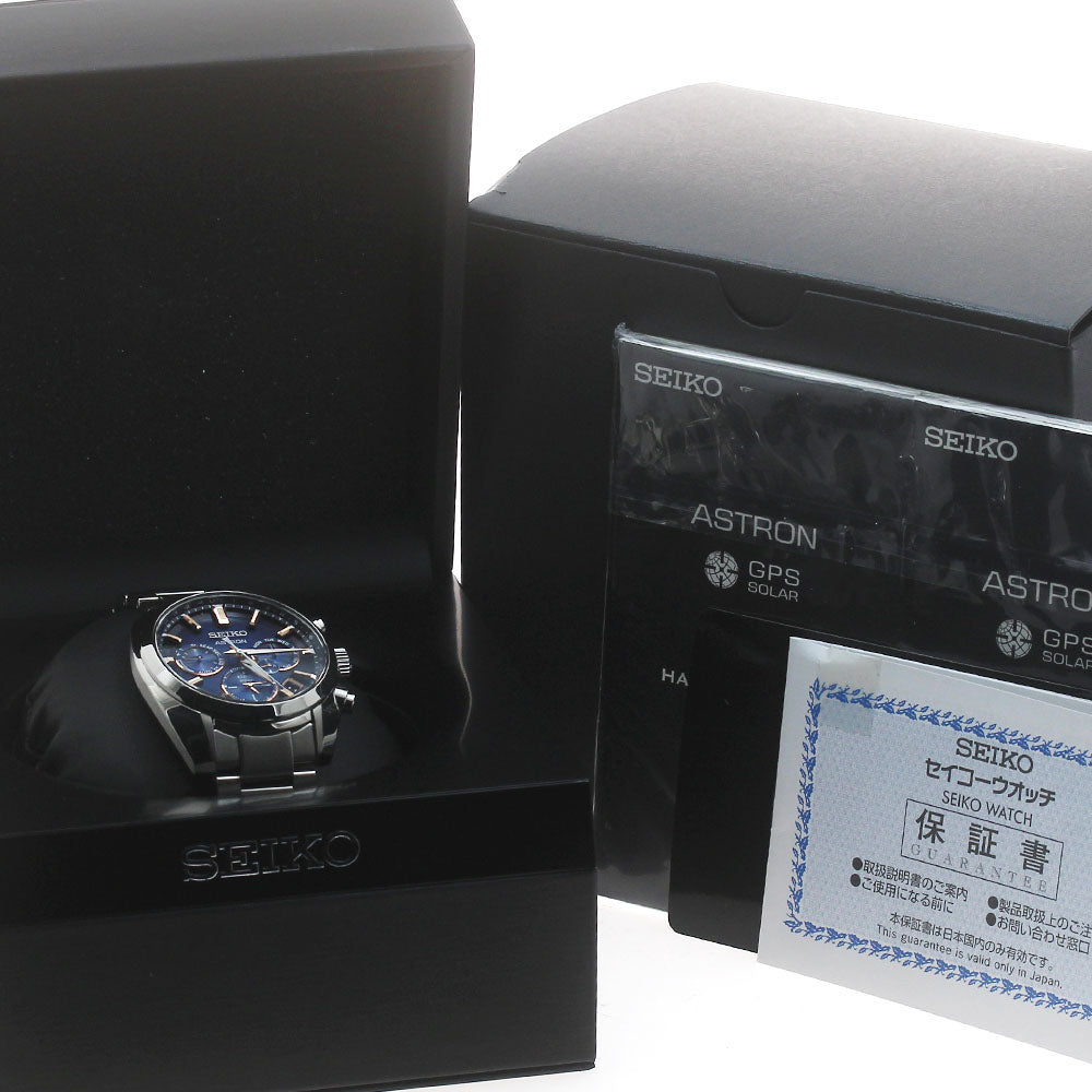 SEIKO Astron SBXC049/5X53-0AJ0 Date Solar Powered Radio Men's Watch_875710