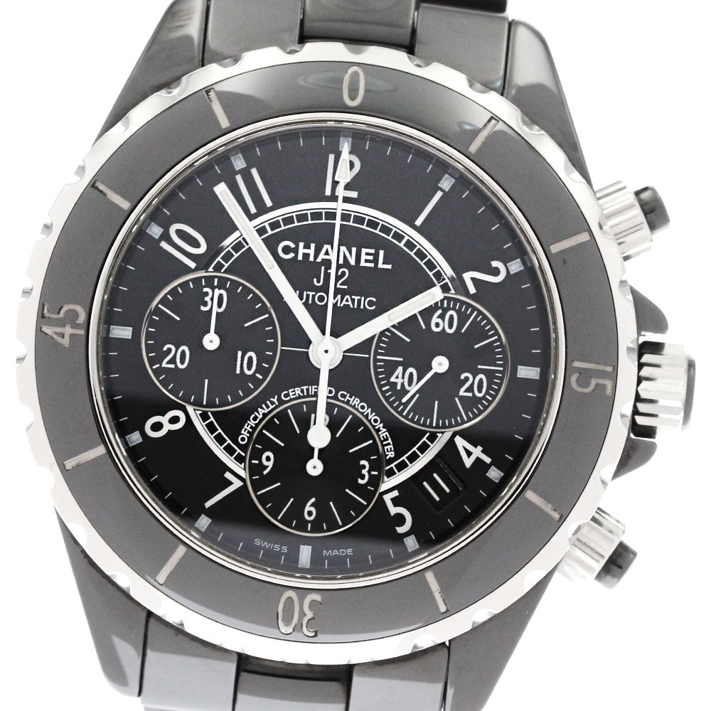 CHANEL J12 41MM H0940 Black ceramic chronograph Automatic Men's_875711