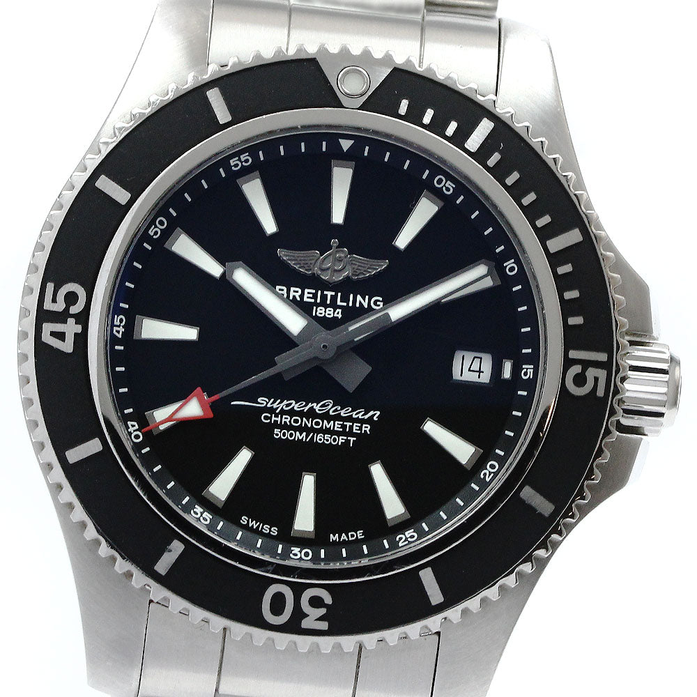 BREITLING Super Ocean 42 A17366 Date black Dial Automatic Men's Watch_875724