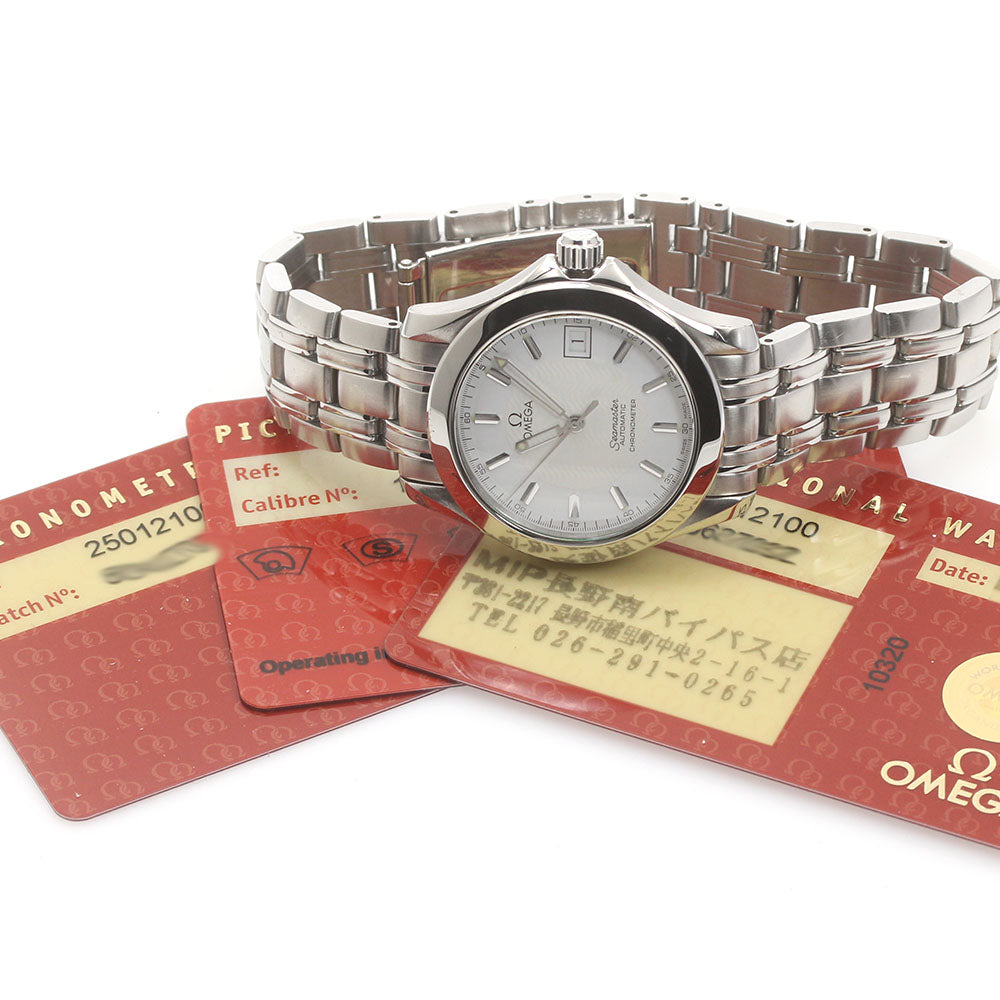 OMEGA Seamaster120 2501.21 Date white Dial Automatic Men's Watch_875740