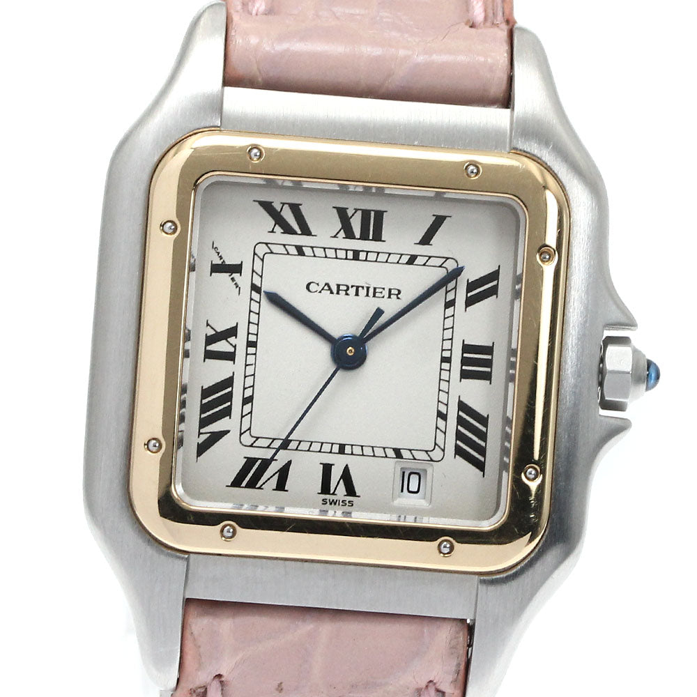 CARTIER PANTHERE MM W250285A YG bezel beige Dial Quartz Boy's Watch_875755