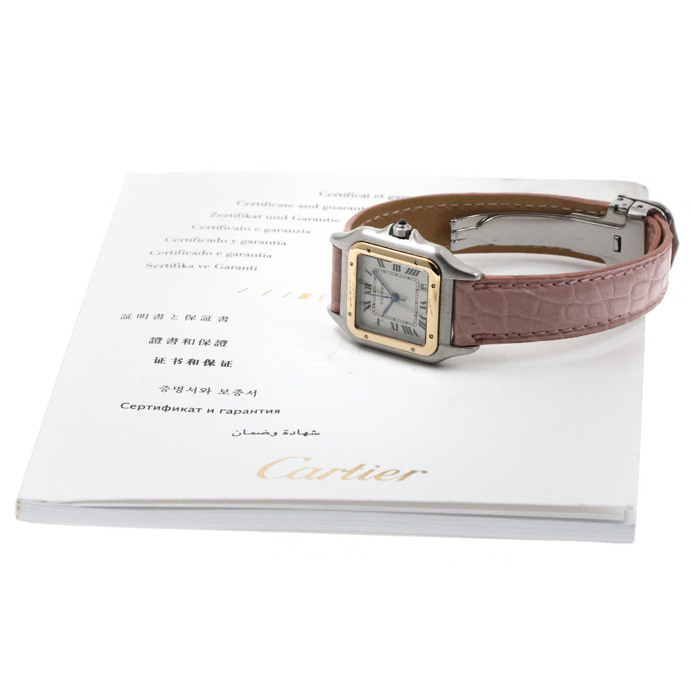 CARTIER PANTHERE MM W250285A YG bezel beige Dial Quartz Boy's Watch_875755