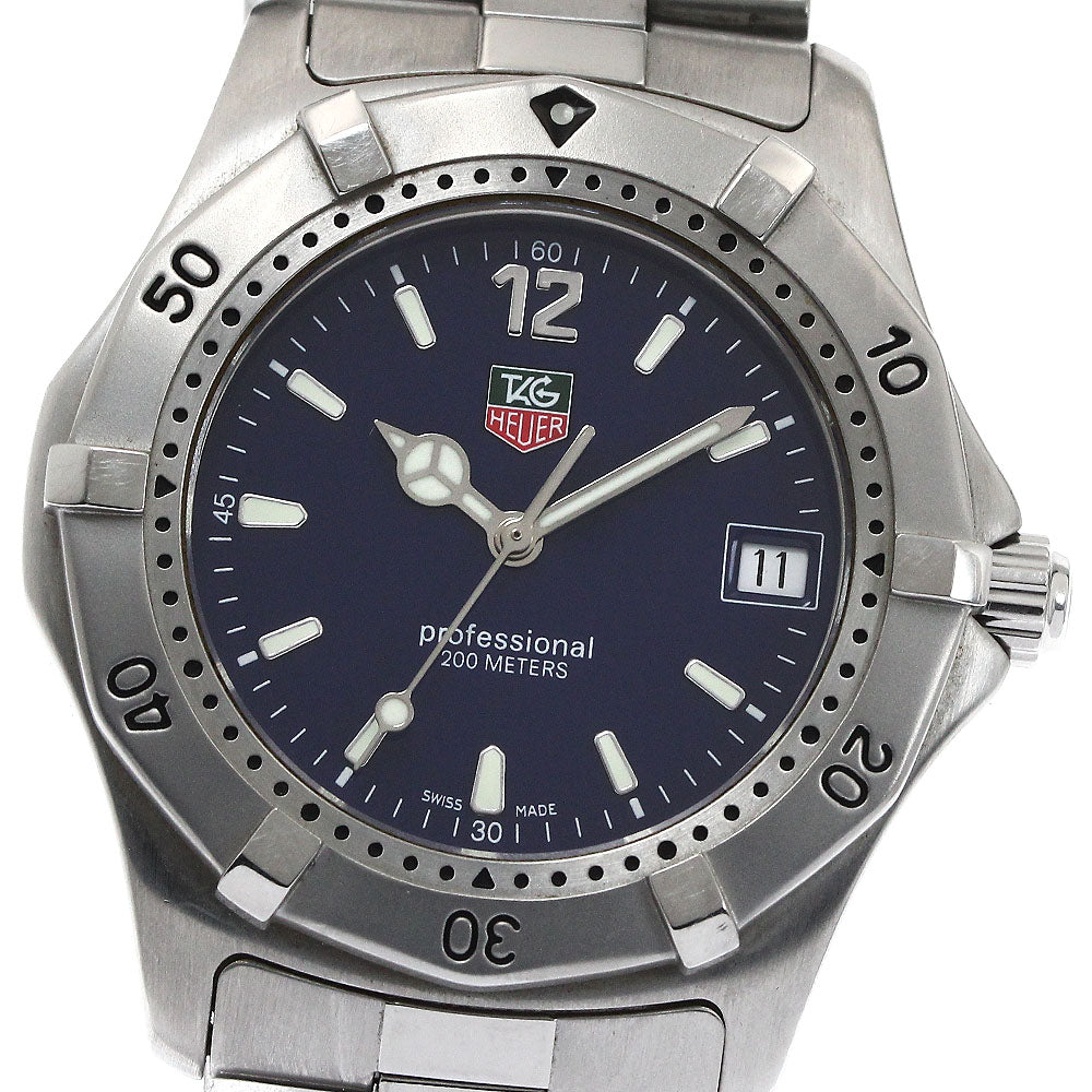 TAG HEUER Professional 200M WK1113-0 Date blue Dial Quartz Men's Watch_875757