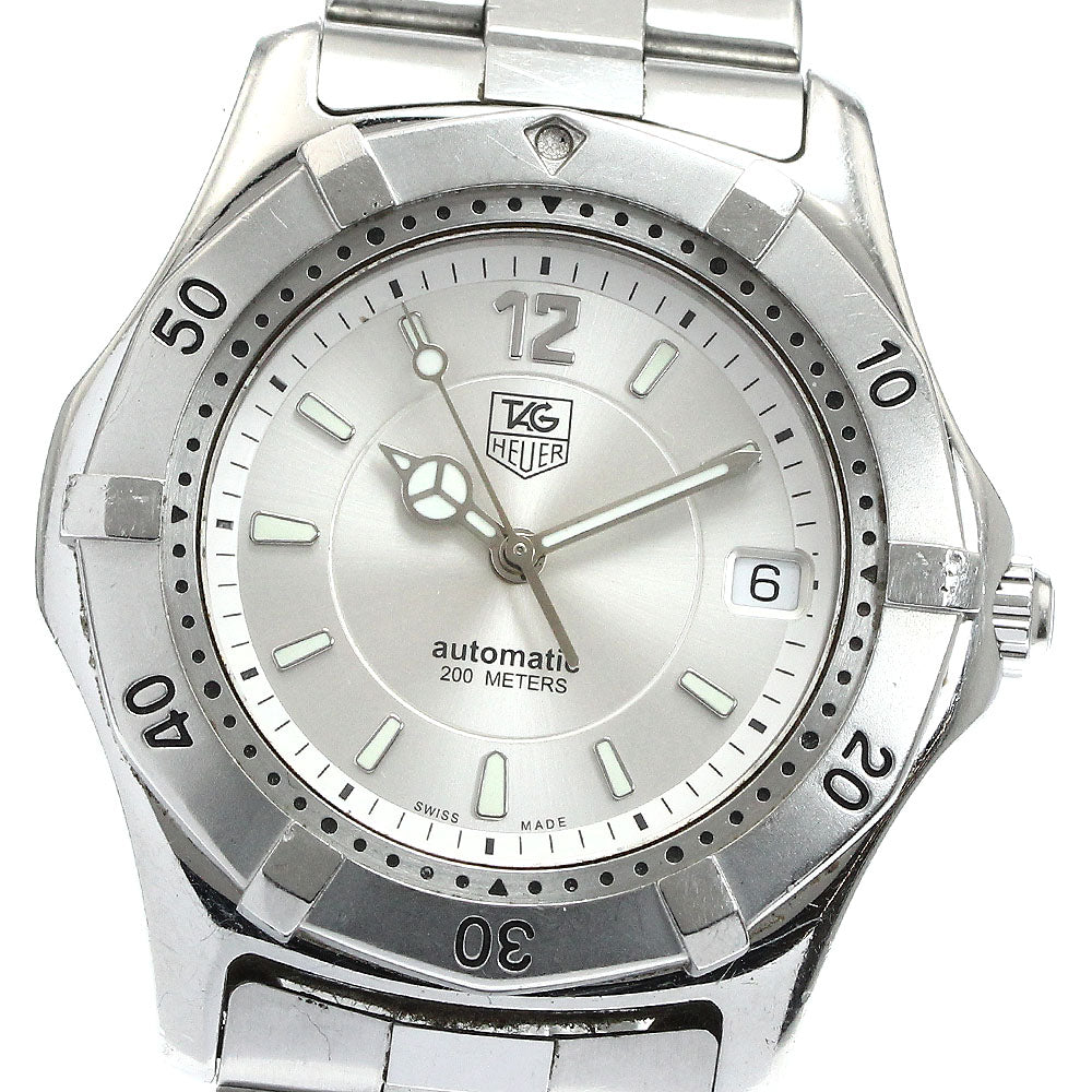 TAG HEUER 2000 series WK2116-1 Date Silver Dial Automatic Men's Watch_875761
