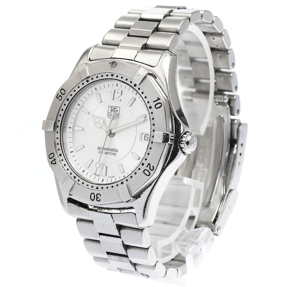 TAG HEUER 2000 series WK2116-1 Date Silver Dial Automatic Men's Watch_875761