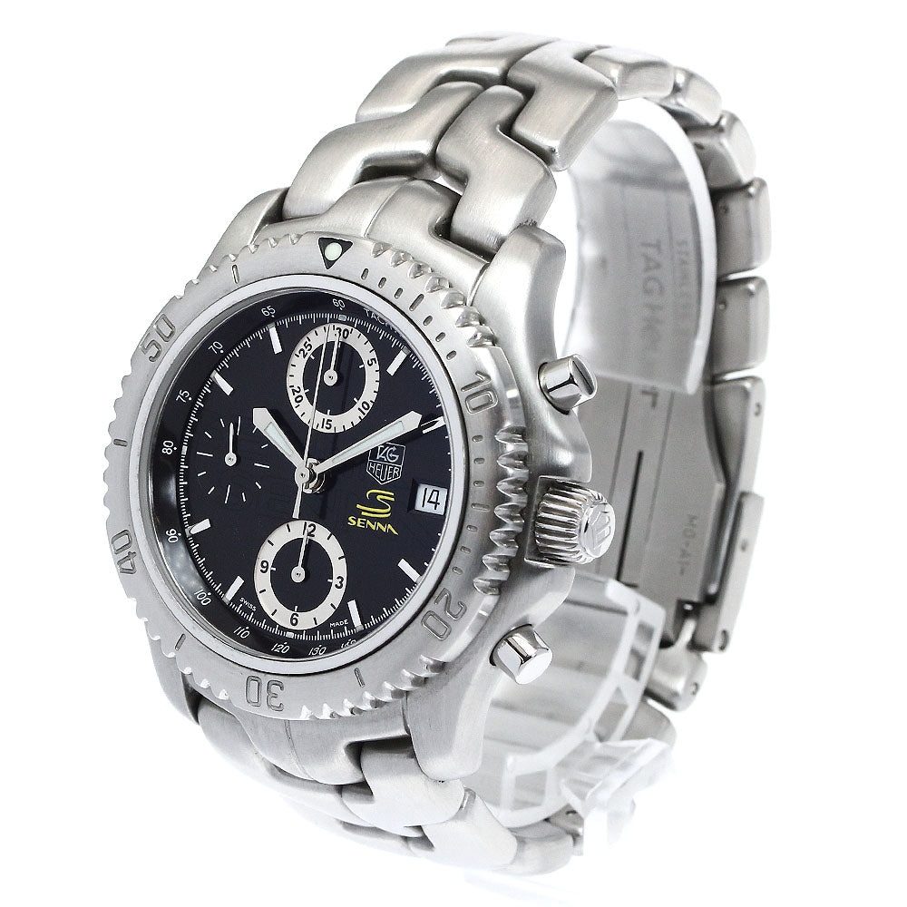 TAG HEUER Link Ayrton Senna CT5114 Chronograph black Dial Automatic Men's_875766