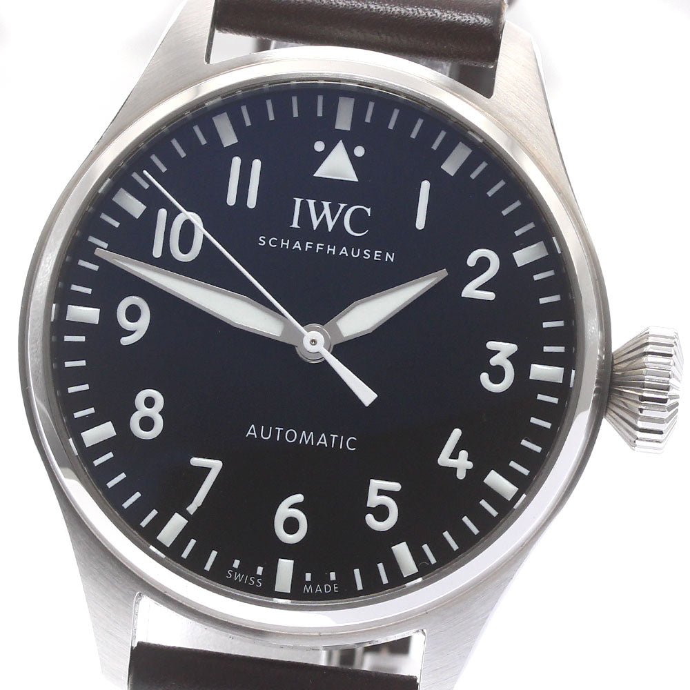 IWC SCHAFFHAUSEN big pilot watch 43 IW329301 black Dial Automatic Men's_875767