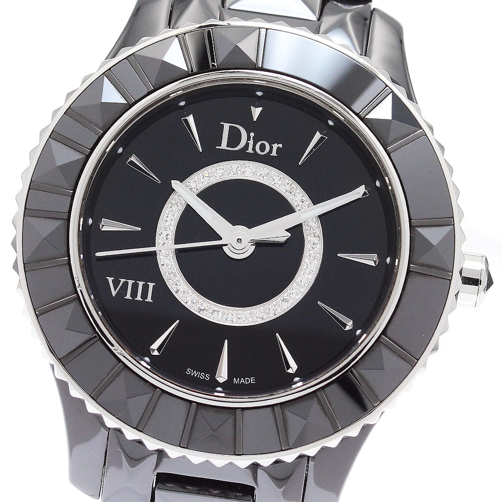 Dior Yuit CD1231E0C002 Diamond black Dial Quartz Ladies Watch_875795