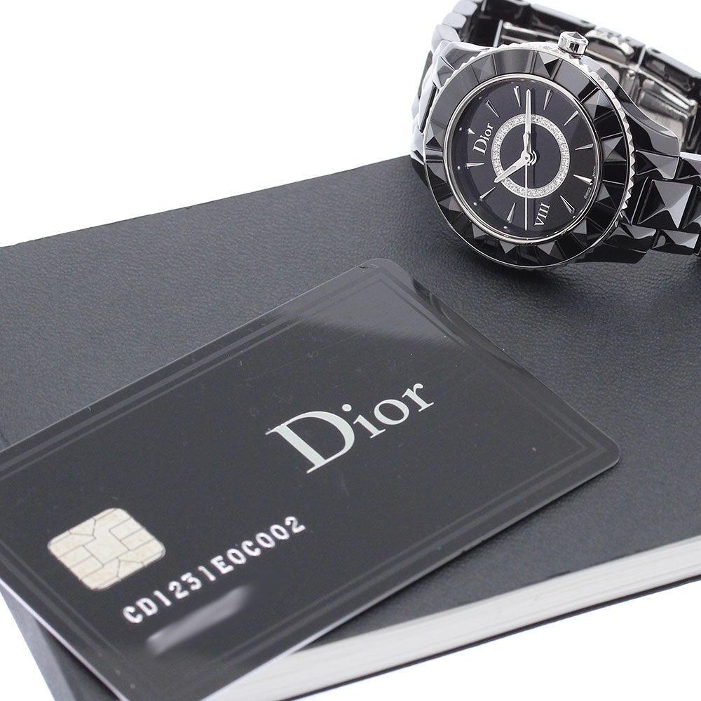 Dior Yuit CD1231E0C002 Diamond black Dial Quartz Ladies Watch_875795