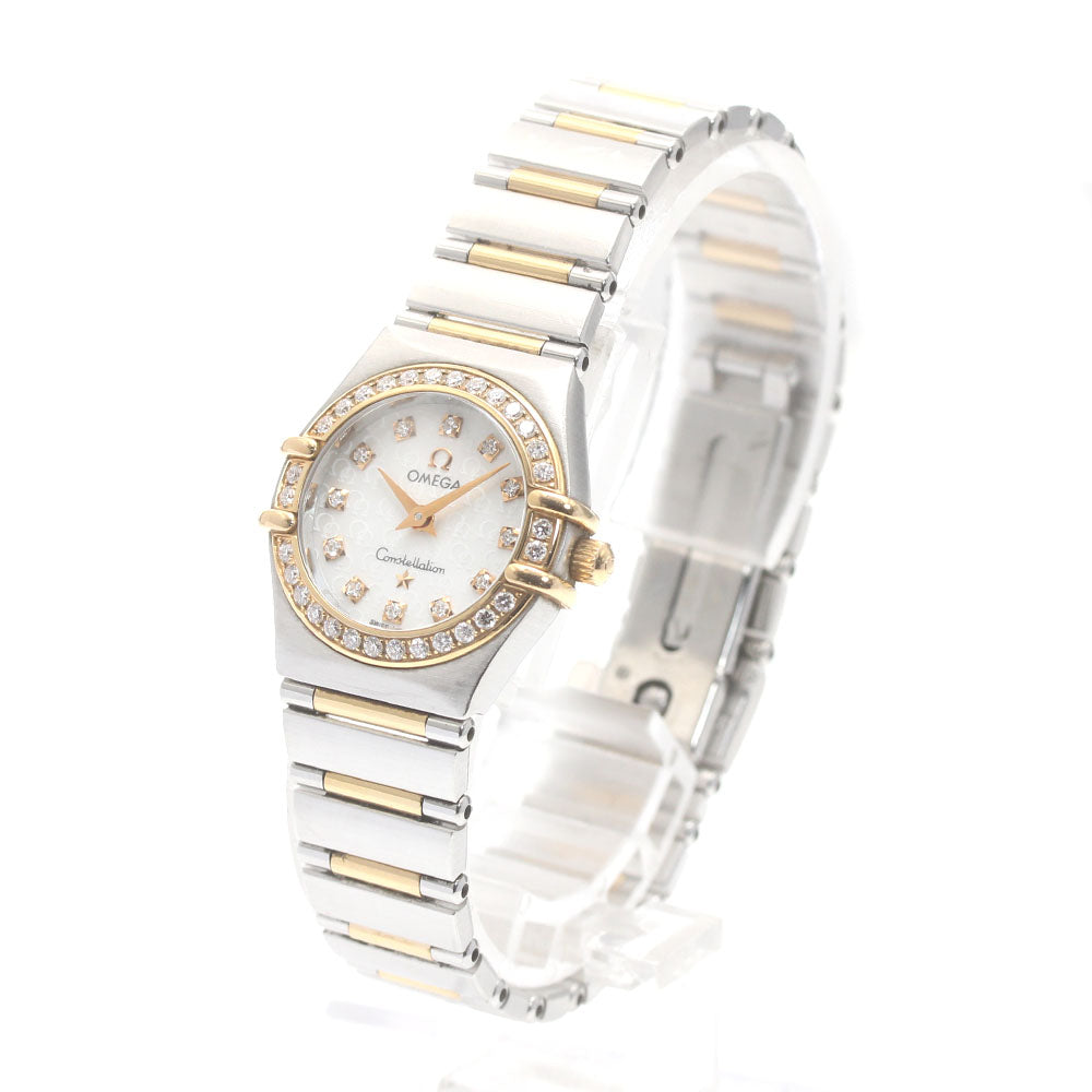 OMEGA Constellation 1360.75 Diamond Bezel 12P Diamond Quartz Ladies Watch_875805