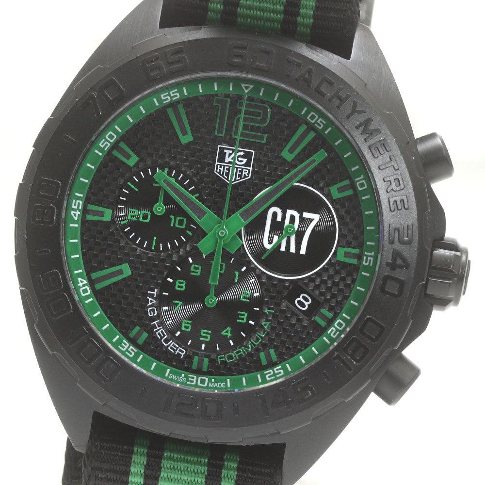 TAG HEUER Formula 1 CAZ1113 Cristiano Ronaldo SR7 Limited QZ Men's Watch_875817