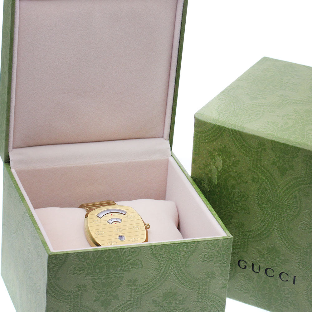 GUCCI Grip watch 157.3/YA157409 Date white Dial Quartz Men's Watch_875829