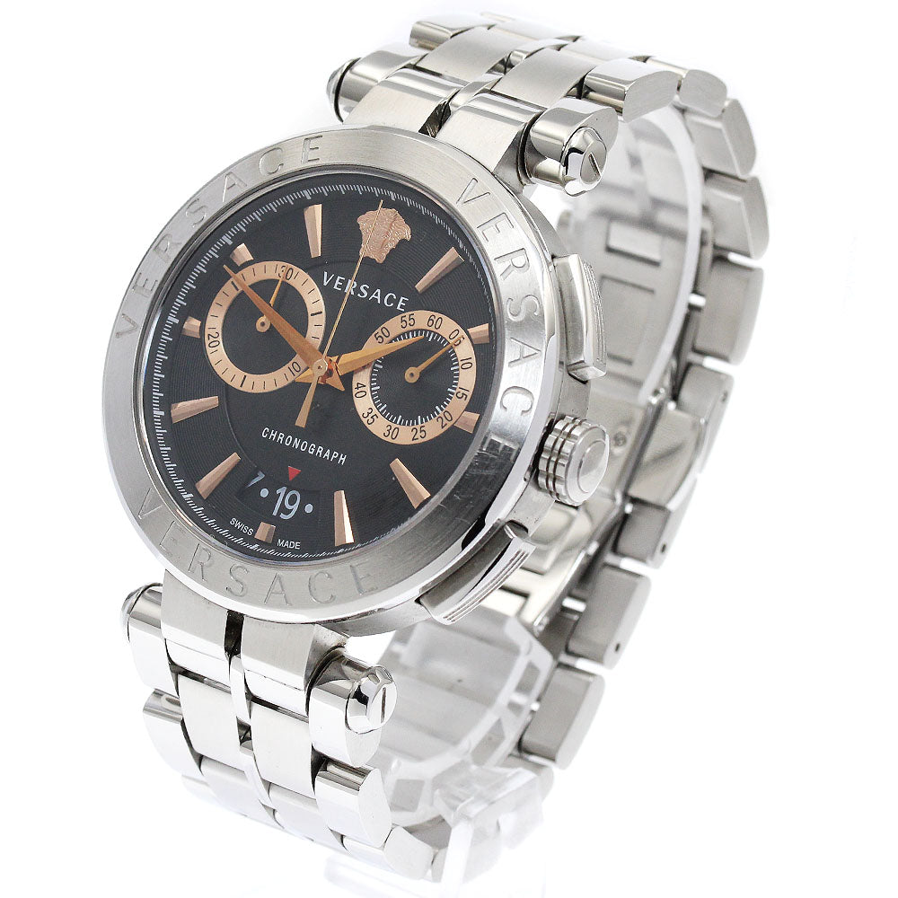 VERSACE Aion VE1D01019 Chronograph black Dial Quartz Men's Watch_875830