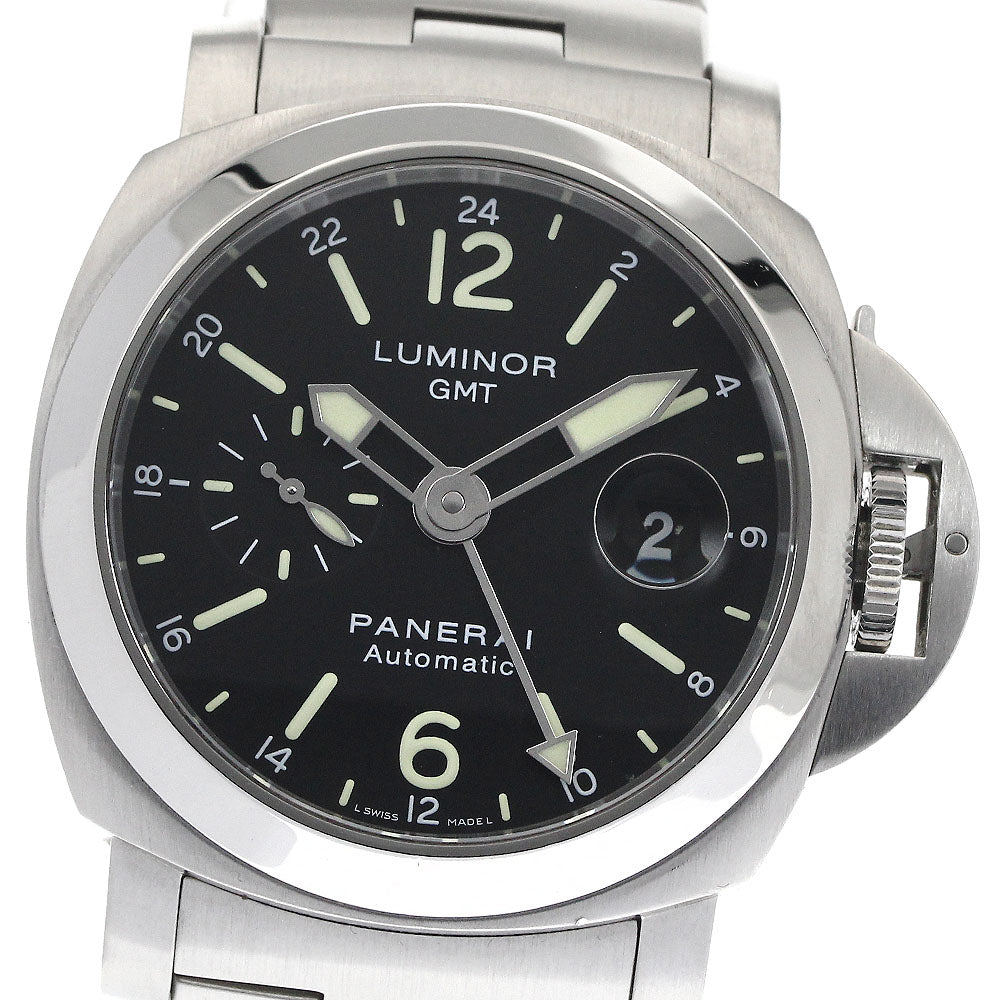 PANERAI Luminor PAM00297 GMT Date Small Second Automatic Men's Watch_875837