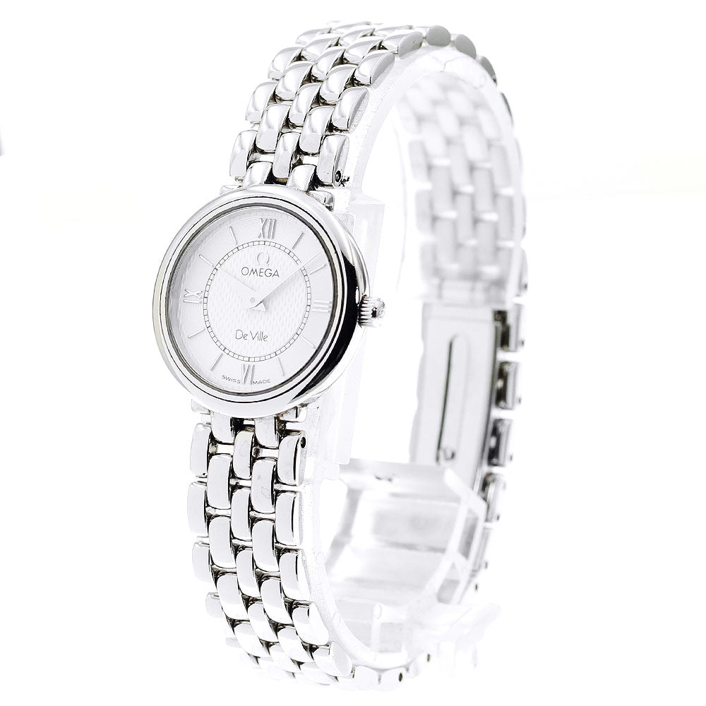 OMEGA De Ville 7574.31 Silver Dial Quartz Ladies Watch_875840
