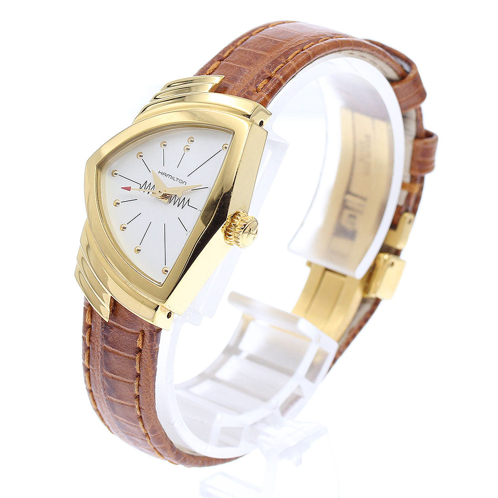 HAMILTON Ventura H241010 Silver Dial Quartz Ladies Watch_875842