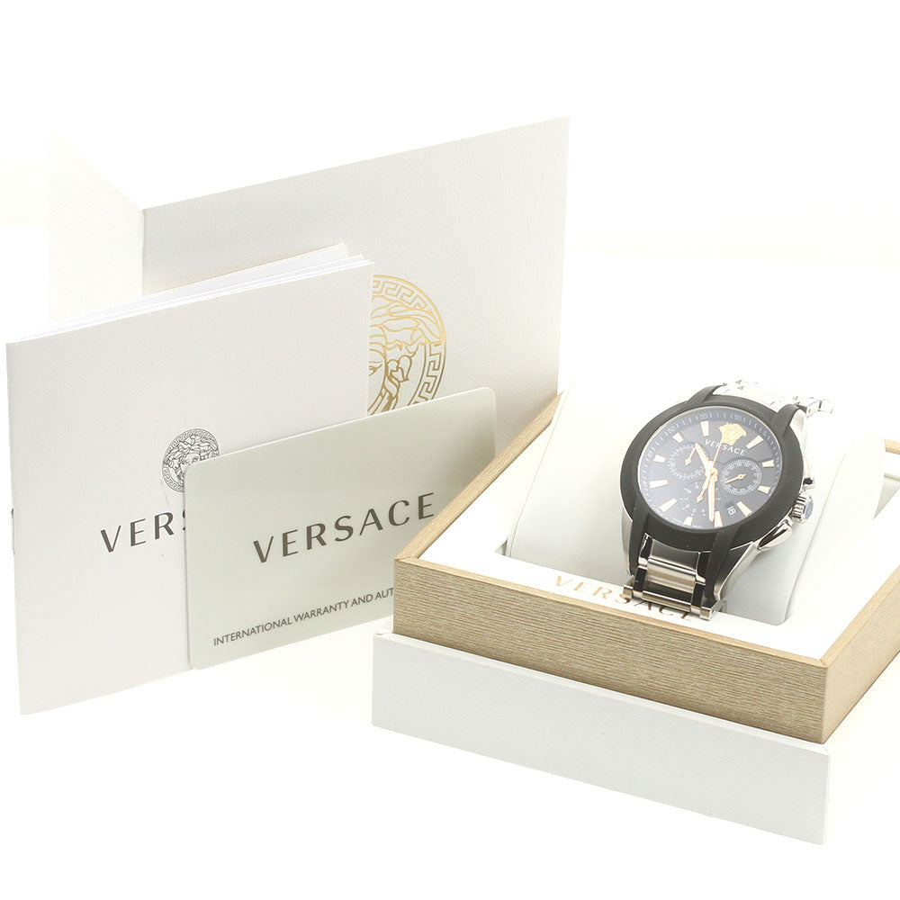 VERSACE Character chrono VEM800218 Date black Dial Quartz Men's Watch_875844