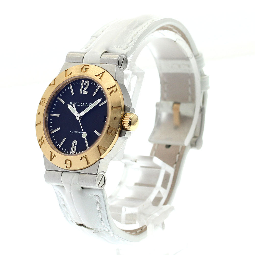 BVLGARI Diagono Sports LCV29SG K18YGBezel Date black Dial Automatic Ladies Watch_875851