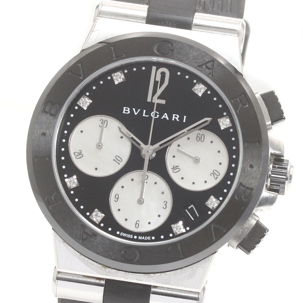 BVLGARI Diagono DG37SCCH Chronograph 8P diamond Automatic Boy's Watch_875853