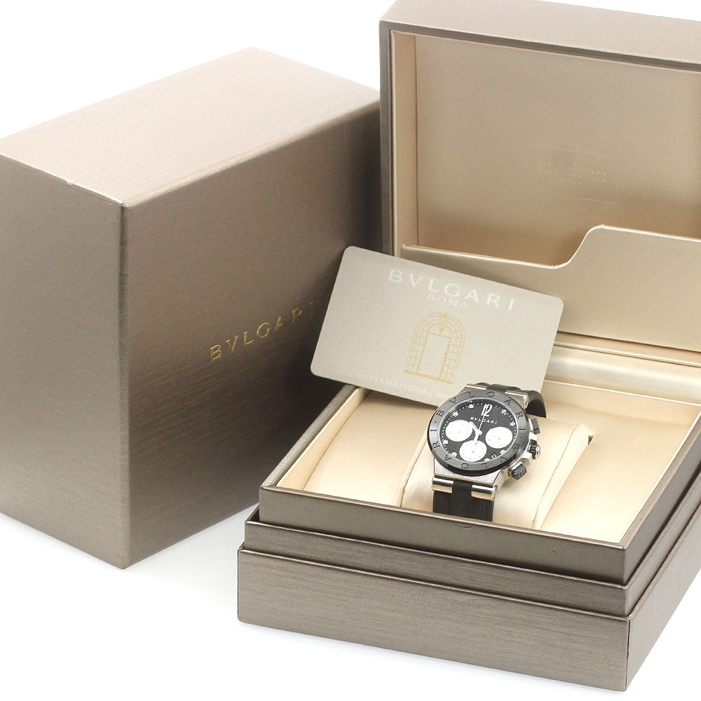 BVLGARI Diagono DG37SCCH Chronograph 8P diamond Automatic Boy's Watch_875853