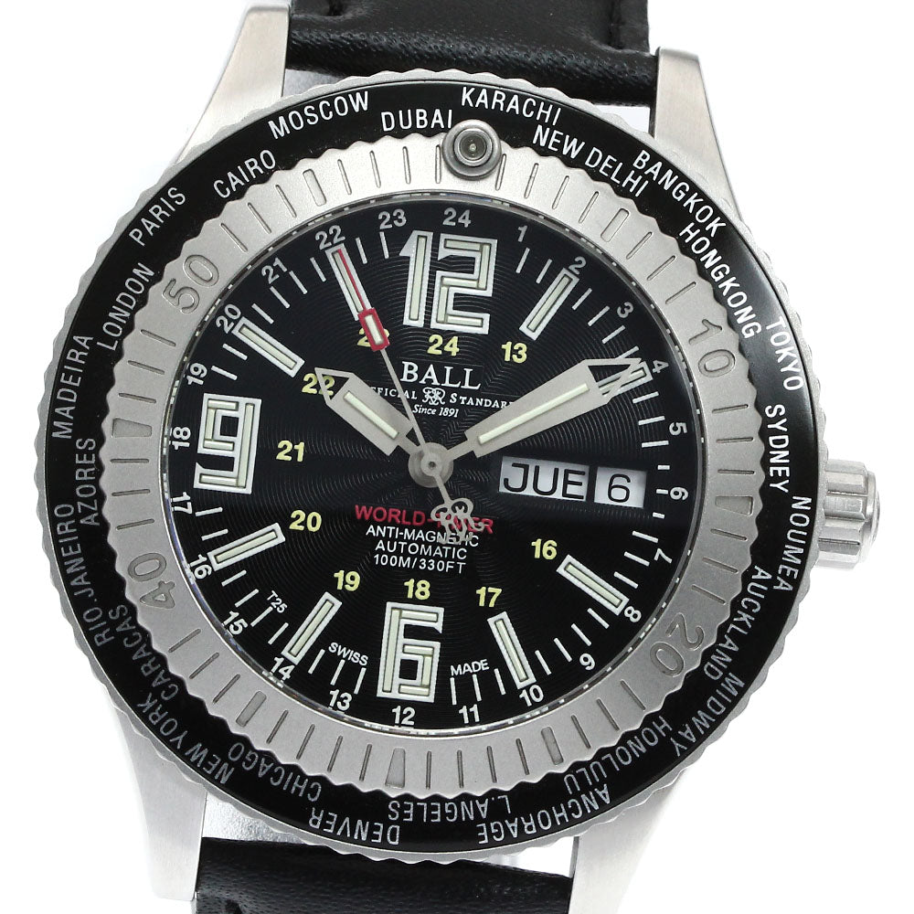 BALLWATCH Engineer Master World Timer DM1028C Day date Automatic Men's_875862
