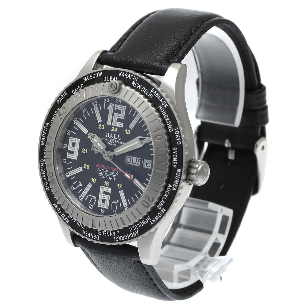 BALLWATCH Engineer Master World Timer DM1028C Day date Automatic Men's_875862