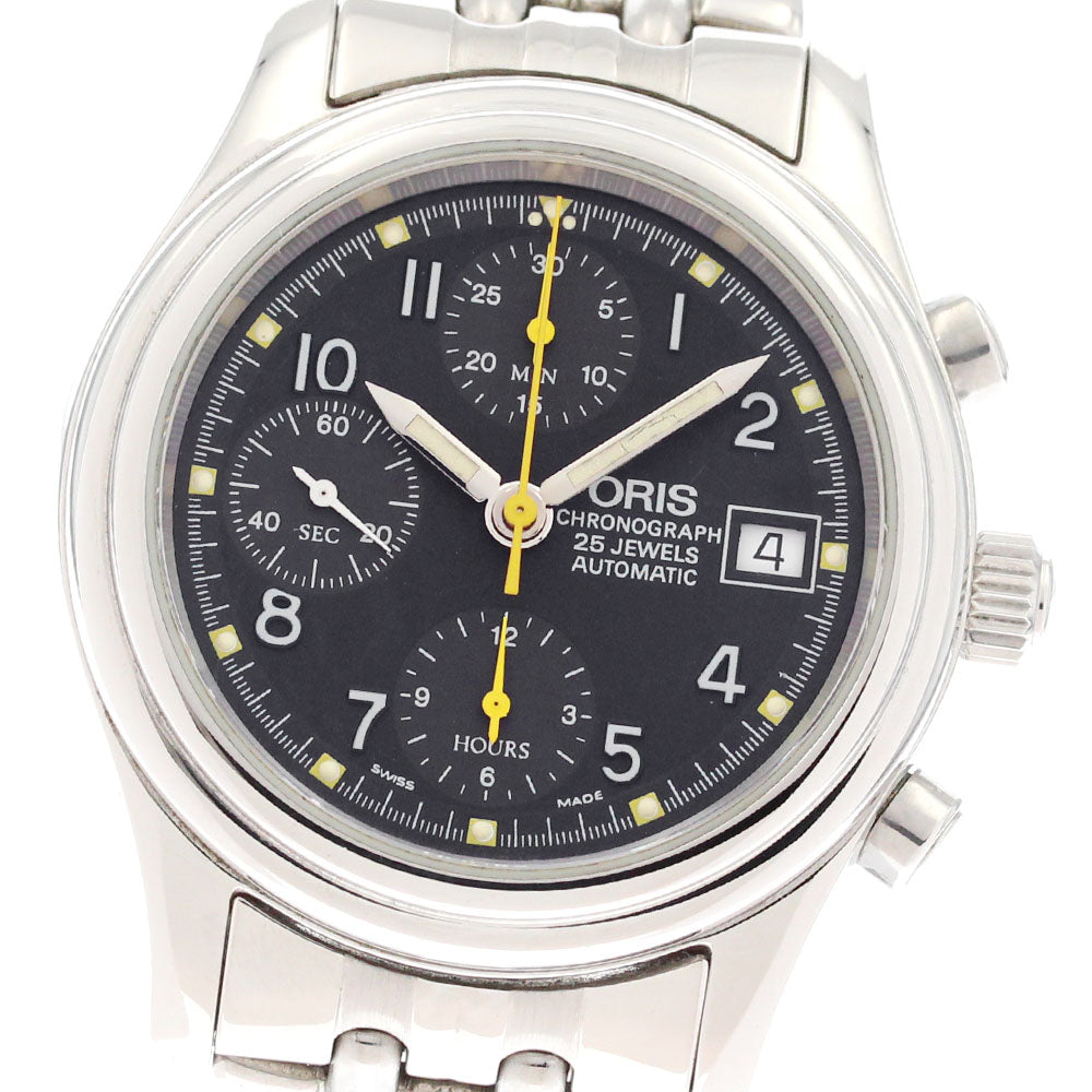 ORIS 374.7493.40.64 Chronograph black Dial Automatic Men's Watch_875871