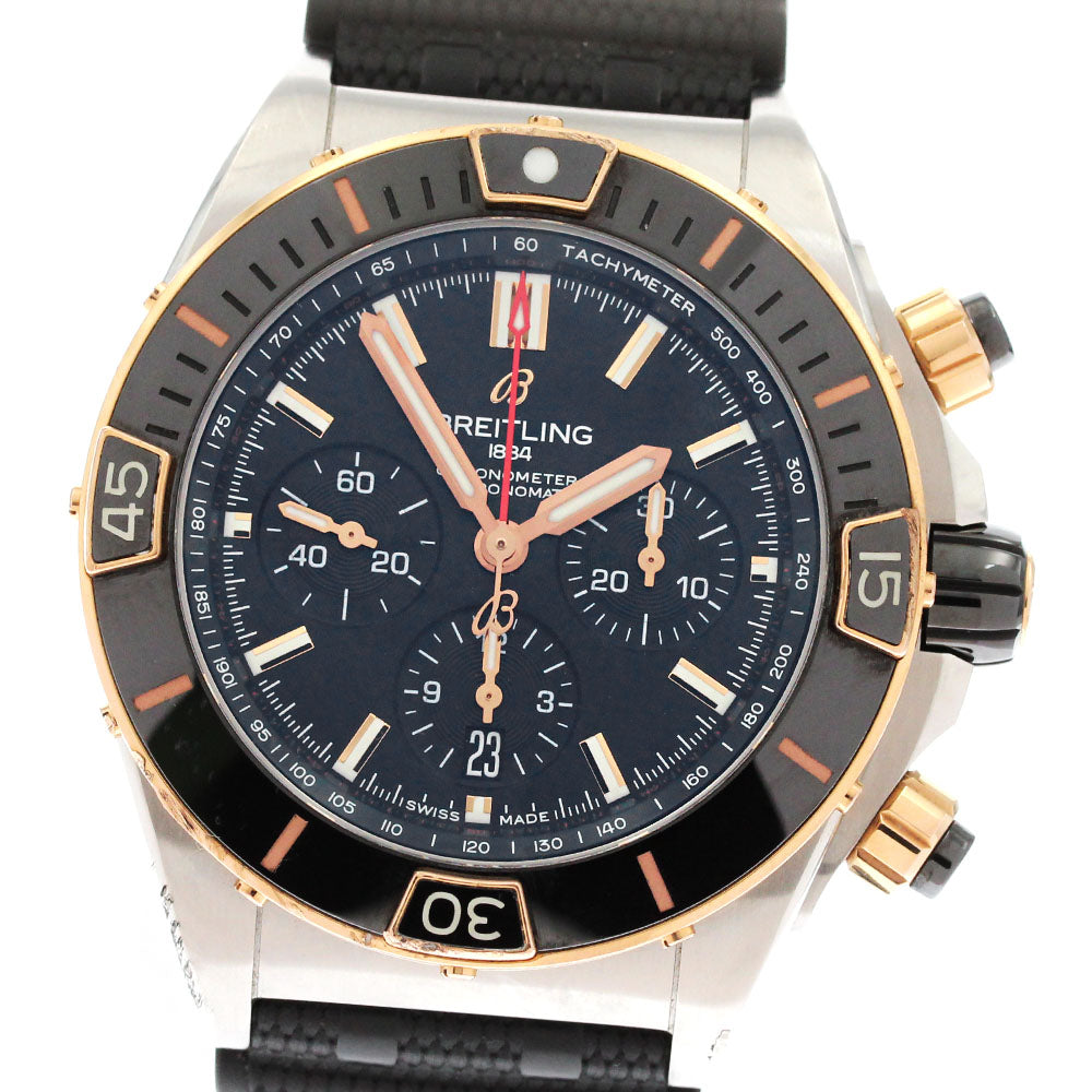 BREITLING Super Chronomat B01 44 UB0136 black Dial Automatic Men's Watch_875874
