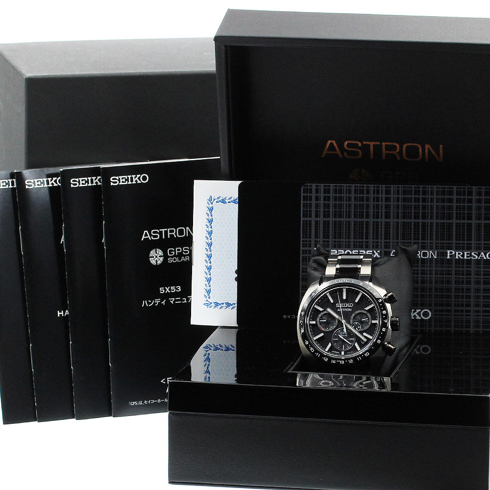 SEIKO Astron SBXC085/5X53-0BF0 GPS Solar Powered Radio Men's Watch_875880